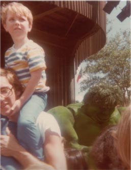 Man, I miss Uncle Pat!  Who else would take me to meet not only the Hulk, but Spidey in the same day!  What a guy!
